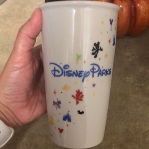Starbucks disney parks glass mug